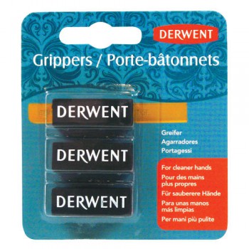 BLISTER CON 3 AGARRADORES PARA BARRAS DERWENT